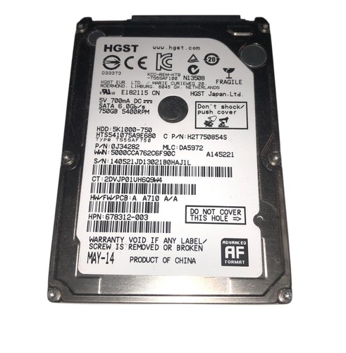 Hard disk hts541075a9e680 - hard,