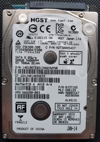 Come nuovo hgst z5k500 - come,