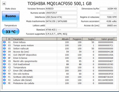 Hard disk toshiba mq01acf050 - hard,