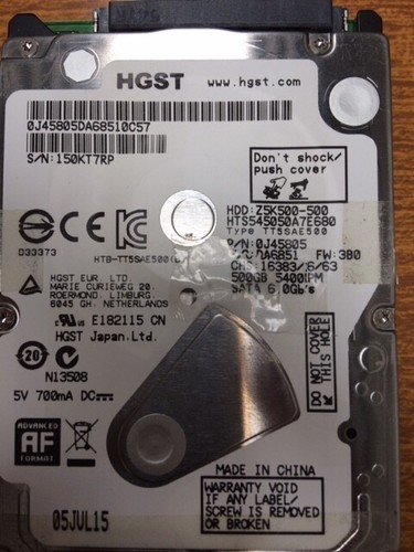 Hard disk hgst travelstar - disk,