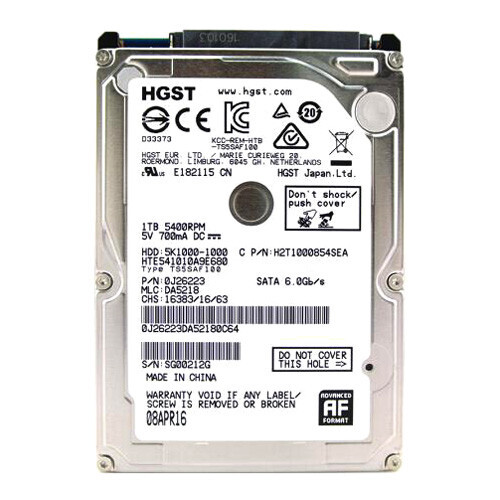 Hgst travelstar tb - hgst, 1