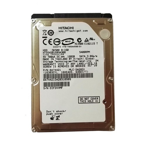 Hitachi 160 5400 rpm sata - 5400,