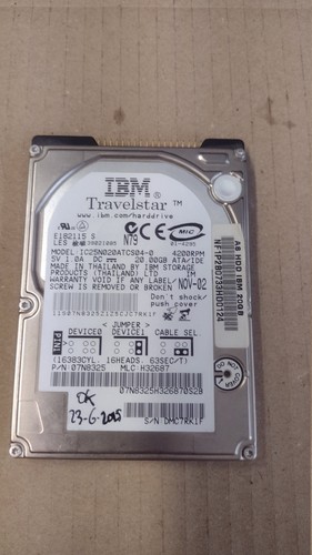 Ibm travelstar hard disk - hard, 2.5"