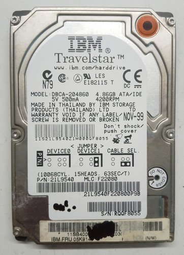 Ibm travelstar 86gb - ibm,