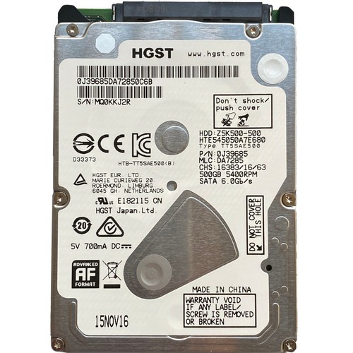 Hgst z5k500 500 - 500, gb