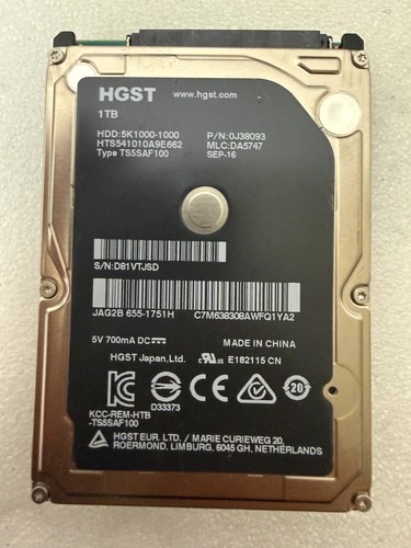Hgst disco rigido interno tb - rigido,