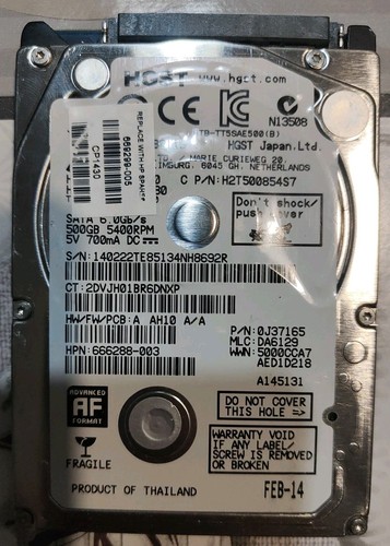 Hard disk hgst - hard,