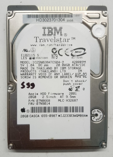 Ibm travelstar 20gb - ibm,