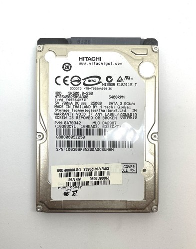 Hdd hard disk 250gb sata - disk,