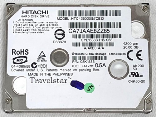 Hitachi travelstar - hitachi,